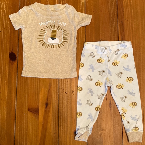 👶🏻 4/$10 Wonder nation baby boy pajama set 12M